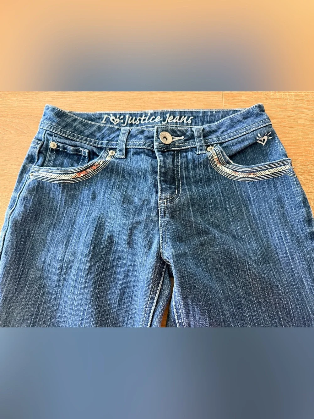 Justice girls denim